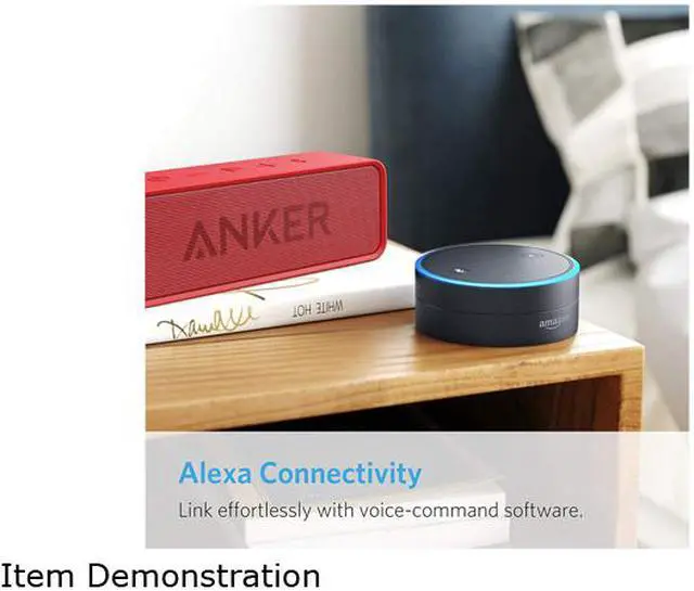 Alt view image 3 of 4 - Anker Soundcore Bluetooth Speaker with 24-Hour Playtime, 66-Feet Bluetooth Range & Built-in Mic, Dual-Driver Portable Wireless Speaker with Low Harmonic Distortion and Superior Sound