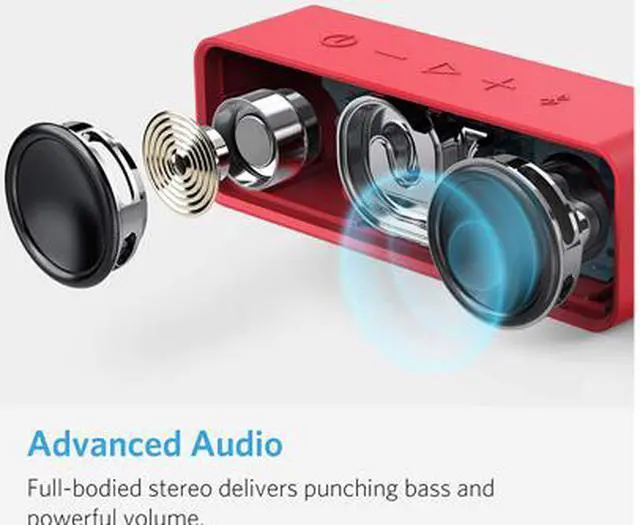 Alt view image 4 of 4 - Anker Soundcore Bluetooth Speaker with 24-Hour Playtime, 66-Feet Bluetooth Range & Built-in Mic, Dual-Driver Portable Wireless Speaker with Low Harmonic Distortion and Superior Sound