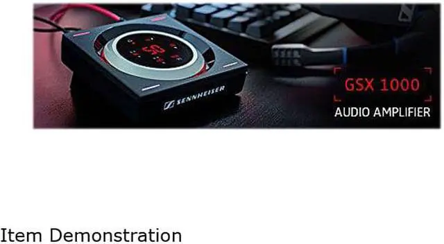 Alt view image 5 of 5 - Sennheiser GSX 1000 Gaming Audio Amplifier, 7.1 surround sound, PC and MAC, Gaming DAC and EQ, for Windows, Mac, Laptops and Desktops