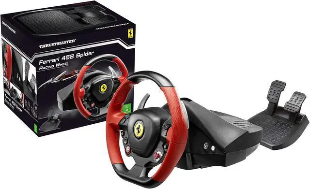 Alt view image 5 of 6 - Thrustmaster Ferrari 458 Spider Racing Wheel - (Xbox Series X|S, One)