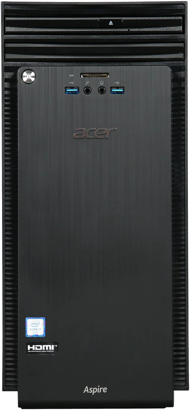 Alt view image 2 of 9 - Acer Desktop Computer Aspire ATC-710-UR56 Intel Core i7 6th Gen 6700 (3.4 GHz) 16 GB DDR3 2 TB HDD Windows 10 Pro 64-Bit