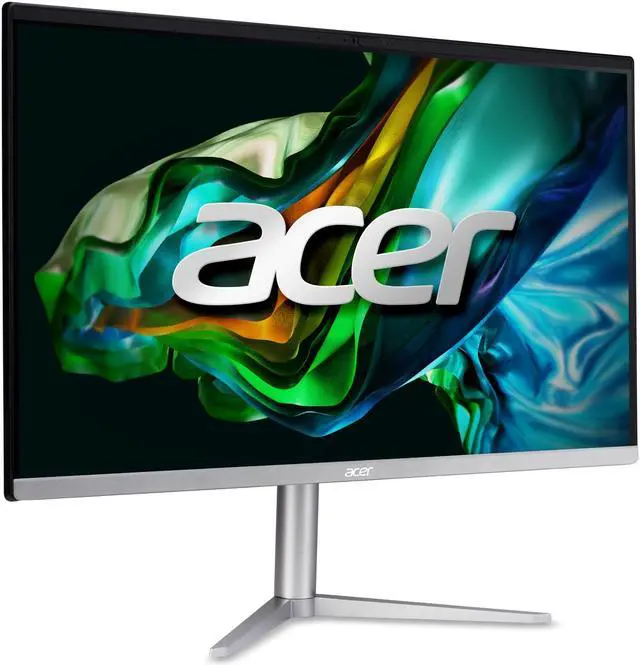 Alt view image 3 of 12 - Acer Aspire C24-1300-UR32 AIO Desktop | 23.8" Full HD IPS Display | AMD Ryzen 5 7520U Quad-Core Processor | AMD Radeon 610M Graphics | 8GB LPDDR5 | 512GB PCIe SSD | Wi-Fi 6E | Windows 11 Home,Black