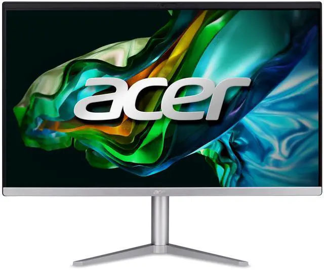 Alt view image 4 of 16 - Acer Aspire C24 AIO Desktop, 23.8" Full HD IPS, AMD Ryzen 3 7320U Quad-Core Processor, AMD Radeon 610M, 8GB LPDDR5 Memory, 512GB SSD, Wi-Fi 6E (802.11ax), Bluetooth 5.2, Windows 11 Home, C24-1300-UR31