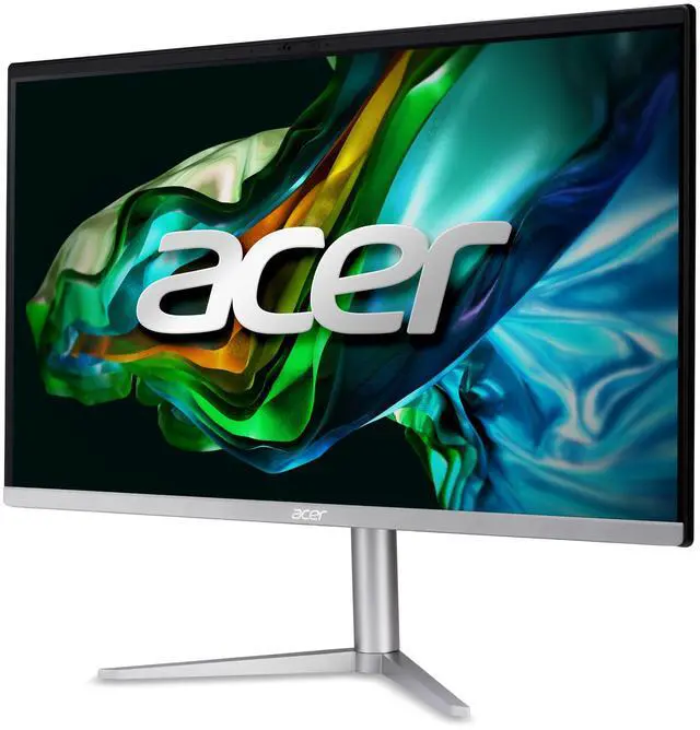 Alt view image 5 of 16 - Acer Aspire C24 AIO Desktop, 23.8" Full HD IPS, AMD Ryzen 3 7320U Quad-Core Processor, AMD Radeon 610M, 8GB LPDDR5 Memory, 512GB SSD, Wi-Fi 6E (802.11ax), Bluetooth 5.2, Windows 11 Home, C24-1300-UR31