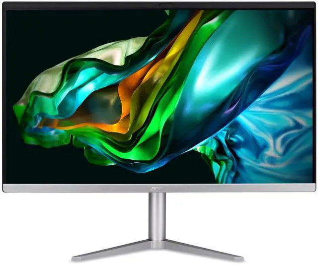 Alt view image 9 of 16 - Acer Aspire C24 AIO Desktop, 23.8" Full HD IPS, AMD Ryzen 3 7320U Quad-Core Processor, AMD Radeon 610M, 8GB LPDDR5 Memory, 512GB SSD, Wi-Fi 6E (802.11ax), Bluetooth 5.2, Windows 11 Home, C24-1300-UR31