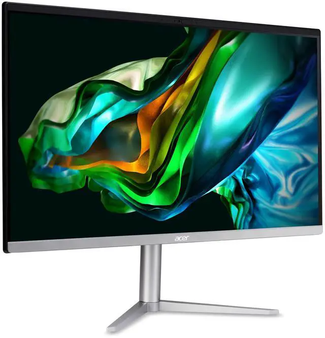 Alt view image 11 of 16 - Acer Aspire C24 AIO Desktop, 23.8" Full HD IPS, AMD Ryzen 3 7320U Quad-Core Processor, AMD Radeon 610M, 8GB LPDDR5 Memory, 512GB SSD, Wi-Fi 6E (802.11ax), Bluetooth 5.2, Windows 11 Home, C24-1300-UR31