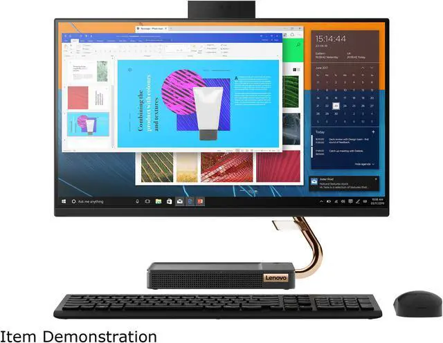 Alt view image 12 of 17 - Lenovo All-in-One Computer IdeaCentre A540-24ICB F0EL001QUS Intel Core i5-9400T 8GB DDR4 1TB HDD 23.8" Touchscreen Windows 10 Home 64-bit