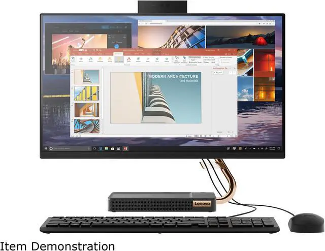 Alt view image 16 of 17 - Lenovo All-in-One Computer IdeaCentre A540-24ICB F0EL001QUS Intel Core i5-9400T 8GB DDR4 1TB HDD 23.8" Touchscreen Windows 10 Home 64-bit