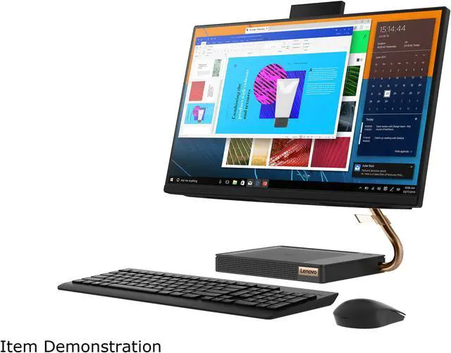 Alt view image 11 of 17 - Lenovo All-in-One Computer IdeaCentre A540-24ICB F0EL001QUS Intel Core i5-9400T 8GB DDR4 1TB HDD 23.8" Touchscreen Windows 10 Home 64-bit