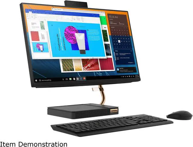 Alt view image 14 of 17 - Lenovo All-in-One Computer IdeaCentre A540-24ICB F0EL001QUS Intel Core i5-9400T 8GB DDR4 1TB HDD 23.8" Touchscreen Windows 10 Home 64-bit