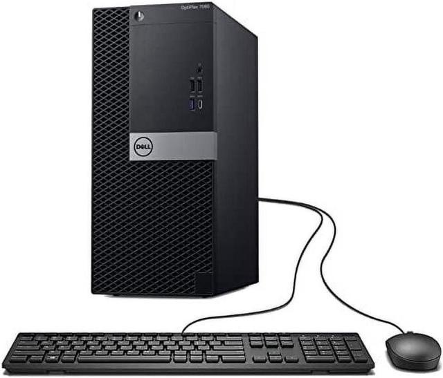 Refurbished: Dell OptiPlex 7060 Tower Desktop PC Intel Core i7-8700 3.20 GHz  16GB RAM 512GB SSD Windows 10 Pro (Includes Keyboard and Mouse) - Newegg.com