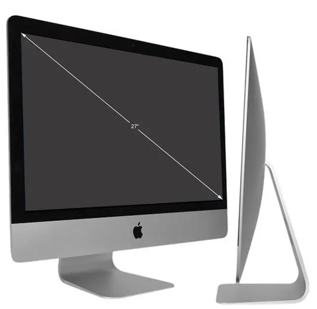 Alt view image 2 of 3 - Apple iMac MF886LL/A 27" 8GB 3.1TB Intel Core i7-4790K X4 4GHz, Silver