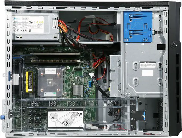 Alt view image 7 of 9 - HP ProLiant ML10 v2 Tower Server System Xeon E3-1220v3 3.1 GHz 4 GB RAM DVD-RW