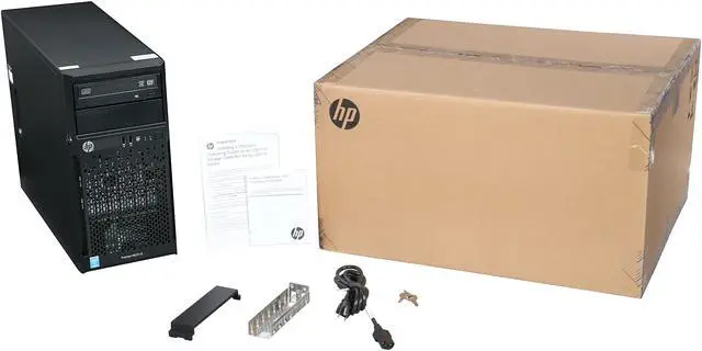 Alt view image 9 of 9 - HP ProLiant ML10 v2 Tower Server System Xeon E3-1220v3 3.1 GHz 4 GB RAM DVD-RW