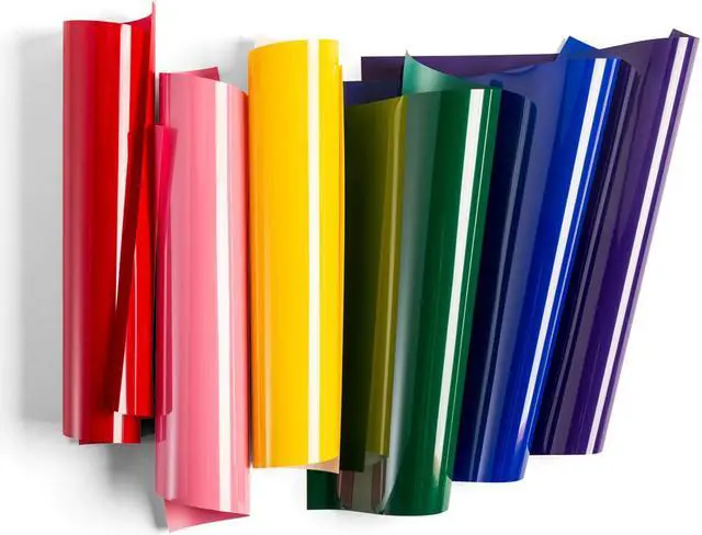 Alt view image 2 of 5 - Cricut Everyday Iron-On Sampler Rainbow | 6 Sheets 12"x12" 2004815