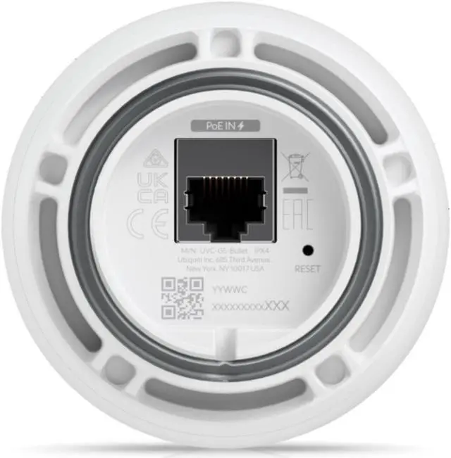Alt view image 4 of 4 - Ubiquiti G5 Bullet, Indoor/Outdoor PoE Camera (UVC-G5-Bullet)