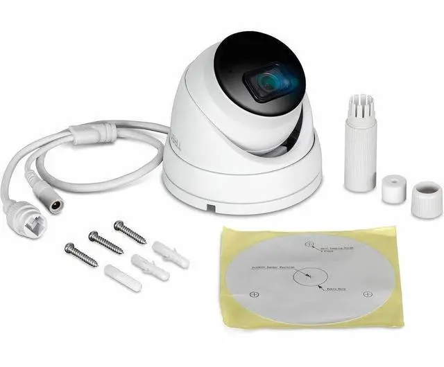 Alt view image 13 of 13 - TRENDnet TV-IP1515PI Indoor/Outdoor 5MP H.265 WDR PoE IR Fixed Turret Network Camera, TV-IP1515PI