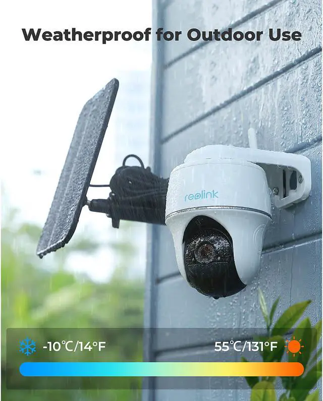 Alt view image 6 of 7 - Security Camera Wireless Outdoor, Pan Tilt Solar Powered with 2K Night Vision, 2.4/5 GHz Wi-Fi, 2-Way Talk, Works with Alexa/ Google Assistant for Home Surveillance, REOLINK Argus PT w/ Solar Panel