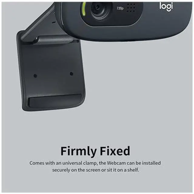 Alt view image 5 of 5 - Logitech C270i HD 720p 30fps 5MP Web Cam Widescreen Video Webcam Computer Laptop PC Camera for Video Calling Recording Online Teaching Learning