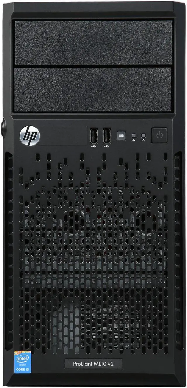 Alt view image 2 of 9 - HP ProLiant ML10 V2 Tower Server System i3-4150 3.5 GHz 8GB RAM 500GB SATA 7.2K