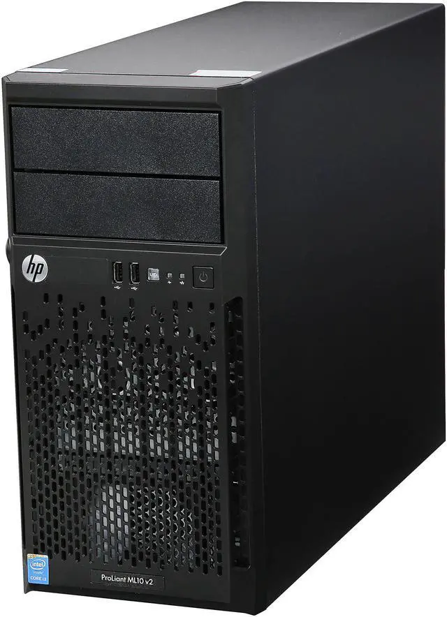 Alt view image 3 of 9 - HP ProLiant ML10 V2 Tower Server System i3-4150 3.5 GHz 8GB RAM 500GB SATA 7.2K