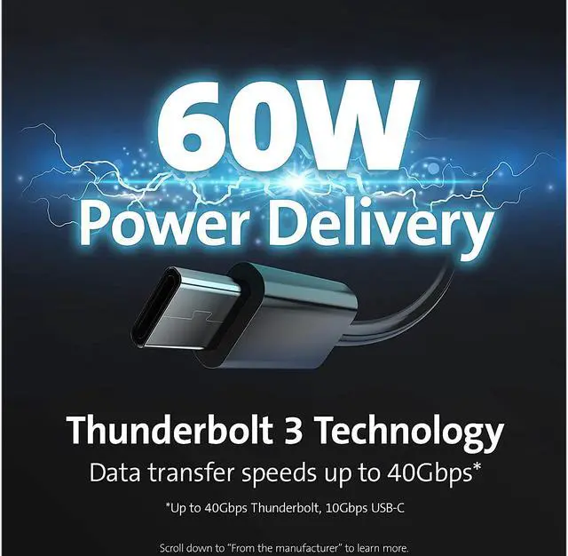 Alt view image 4 of 8 - Kensington SD5550T Docking Station Thunderbolt 3 and USB-C Dual 4K Hybrid - Windows and Mac (K38131NA)