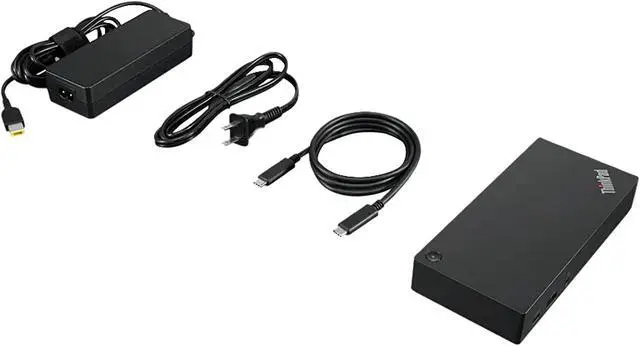 Alt view image 4 of 11 - Lenovo ThinkPad USB Type-C Dock Gen 2, Black