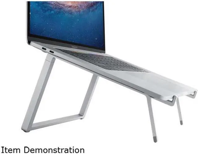 Alt view image 6 of 7 - Rain Design 10084 mBar Pro+ Aluminum Foldable Laptop Stand-Silver - Silver