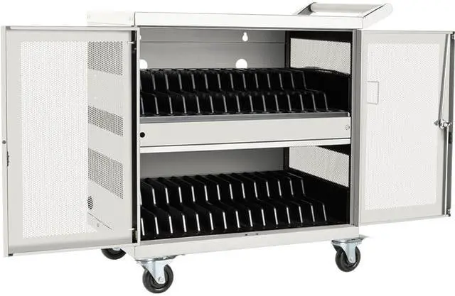 Main image of Tripp Lite 32-Port USB Charging Cart Storage Station Android Tablet White