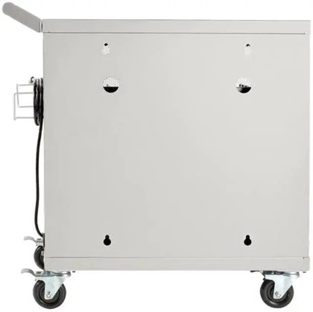 Alt view image 7 of 7 - Tripp Lite 32-Port USB Charging Cart Storage Station Android Tablet White