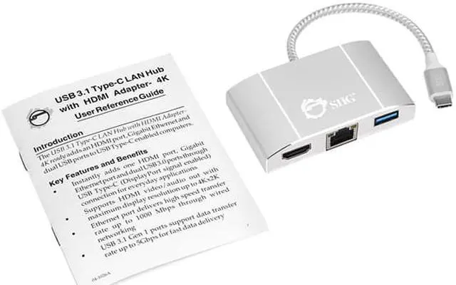 Alt view image 4 of 8 - USB 3.1 TYPE-C LAN HUB