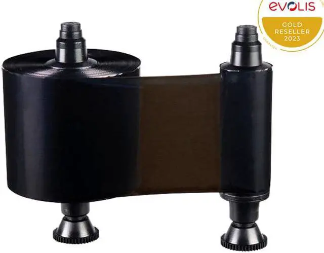 Main image of Evolis R2131 Black Monochrome Ribbon, Quantum2 Compatible, 3000 Prints Per Roll - 1 Roll