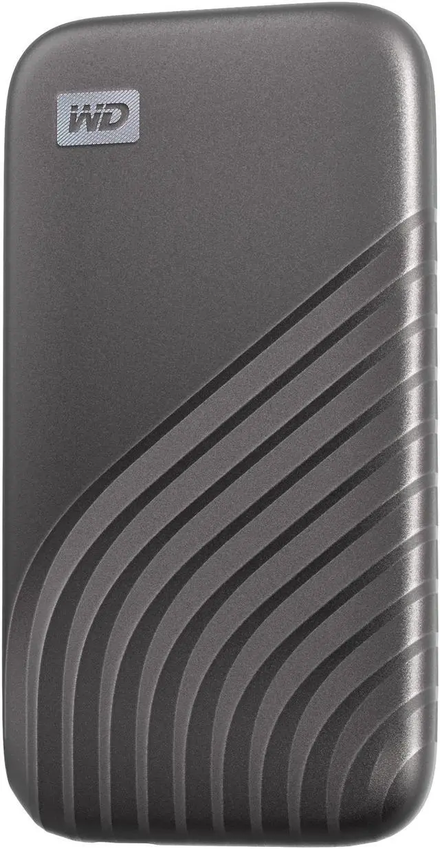Alt view image 7 of 13 - WD 1TB My Passport SSD External Portable Drive, Gray, Up to 1,050 MB/s - WDBAGF0010BGY-WESN