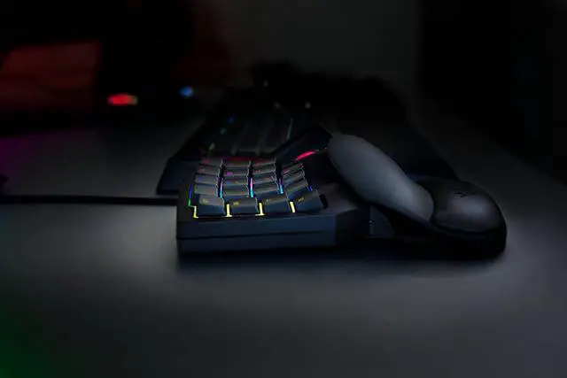 Alt view image 4 of 6 - Razer Tartarus v2 Gaming Keypad: Mecha-Membrane Key Switches - 32 Programmable Keys - Customizable Chroma RGB Lighting - Programmable Macros - Classic Black