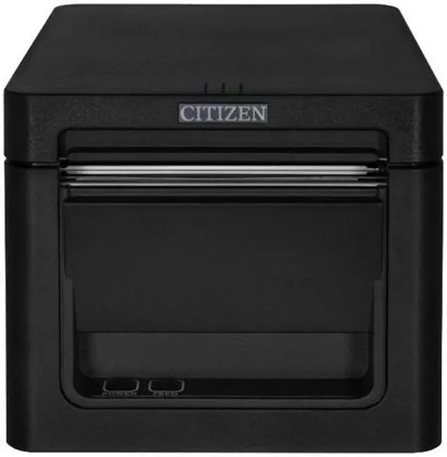 Alt view image 3 of 5 - Citizen CT-E351 Compact Thermal POS Printer, Front Exit, Serial, USB, Black - CT-E351RSU-BK