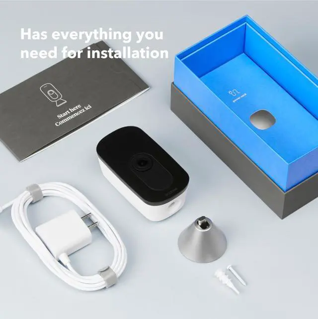 Alt view image 2 of 7 - Ecobee SmartCamera - Indoor WiFi Security Camera, Baby & Pet Monitor, Smart Home Security System, 1080p HD 180 Degree FOV, Night Vision, 2-Way Audio, Works with Apple HomeKit, Alexa Built In - EBSCV01