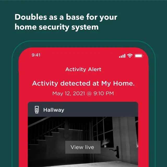 Alt view image 5 of 7 - Ecobee SmartCamera - Indoor WiFi Security Camera, Baby & Pet Monitor, Smart Home Security System, 1080p HD 180 Degree FOV, Night Vision, 2-Way Audio, Works with Apple HomeKit, Alexa Built In - EBSCV01