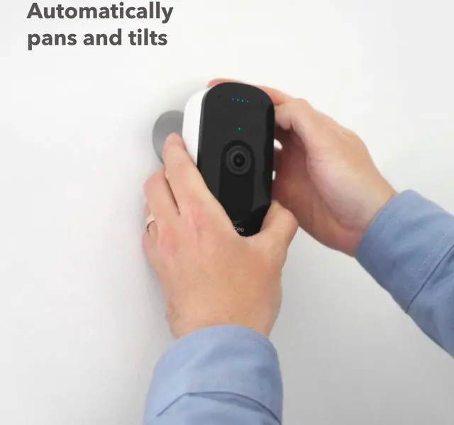 Alt view image 6 of 7 - Ecobee SmartCamera - Indoor WiFi Security Camera, Baby & Pet Monitor, Smart Home Security System, 1080p HD 180 Degree FOV, Night Vision, 2-Way Audio, Works with Apple HomeKit, Alexa Built In - EBSCV01