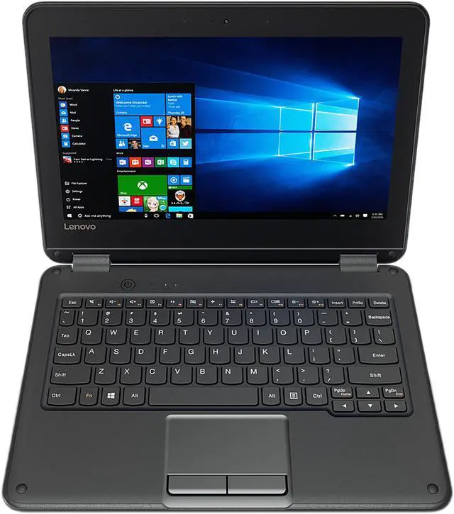 Alt view image 4 of 9 - Lenovo N23 (80YS0003US) Chromebook Intel Celeron N3060 (1.60 GHz) 4 GB Memory 16 GB eMMC 11.6" Chrome OS