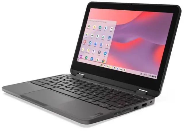 Alt view image 3 of 4 - Lenovo 500e Gen 4s 11.6" Chromebook - Intel N150 - ChromeOS - 8GB - 64GB eMMC - Intel Graphics -BT 5.3, - Wi-Fi 6E AX211 - No Wired Ethernet - 65W - 83N8000JUS