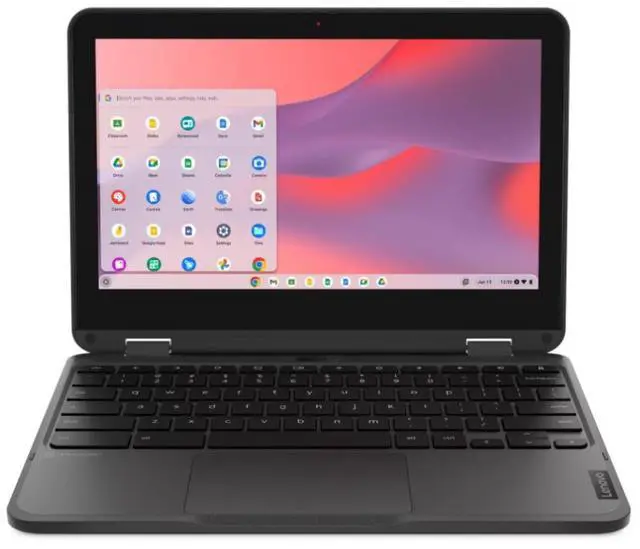 Main image of Lenovo 500e Gen 4s 11.6" Chromebook - Intel N150 - ChromeOS - 8GB - 64GB eMMC - Intel Graphics -BT 5.3, - Wi-Fi 6E AX211 - No Wired Ethernet - 65W - 83N8000JUS