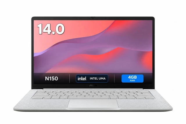 Main image of CHROMEBOOK ASUS CHROMEBOOK/BLUE/14.0 FHD NON-TOUCH/N150/4GB/INTEL UMA/32GB/CHROM