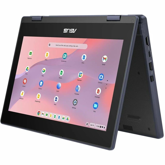 Alt view image 6 of 6 - Asus Chromebook CZ11 Flip CZ1104FM4A-YZ84T 11.6" Touchscreen Rugged Convertible Chromebook - Octa-core - 8 GB - 64 GB Flash Memory - ChromeOS - MediaTek Kompanio 540 Chip