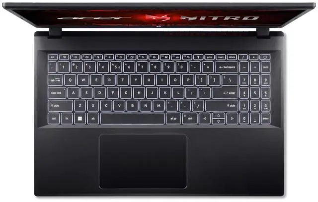 Alt view image 7 of 16 - Acer Nitro V 15.6" GeForce RTX 4060 Laptop GPU - Intel Core i7-13620H - 32GB DDR5 - 512GB PCIe SSD - Windows 11 Home Gaming Laptop (ANV15-51-77DQ)