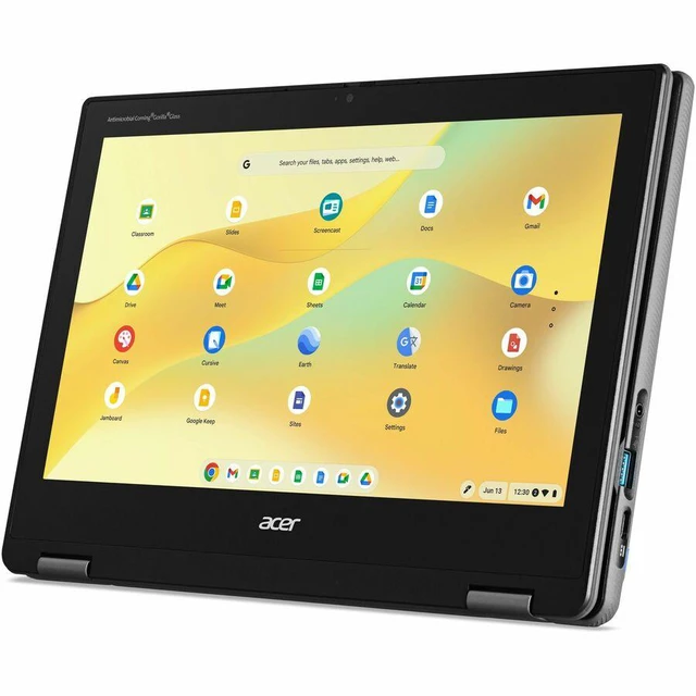 Alt view image 6 of 6 - Acer Chromebook Spin 311 R725T-84ZN 11.6" Touchscreen Rugged Convertible Chromebook - MediaTek MT8 MT8189GV/AZ - 8 GB - 64 GB Flash Memory - ChromeOS - Webcam - Wi-Fi 7 - NX.JW9AA.002