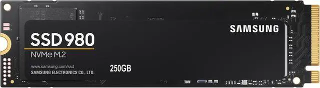 Main image of SAMSUNG 980 M.2 2280 250GB PCI-Express 3.0 x4, NVMe 1.4 V-NAND MLC Internal Solid State Drive (SSD) MZ-V8V250B/AM