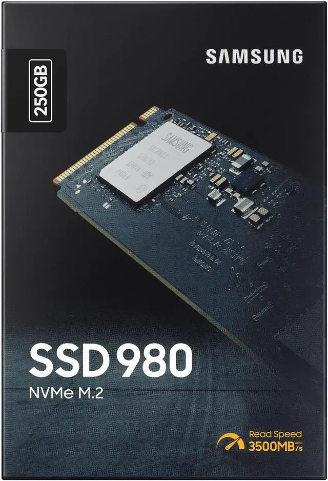 Alt view image 4 of 4 - SAMSUNG 980 M.2 2280 250GB PCI-Express 3.0 x4, NVMe 1.4 V-NAND MLC Internal Solid State Drive (SSD) MZ-V8V250B/AM
