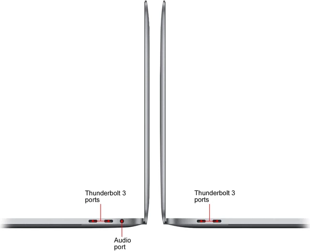 Alt view image 4 of 5 - Apple 13.3" MacBook Pro Touch Bar, 2.4 GHz Intel Core i5 Quad-Core, 8GB RAM, 512GB SSD - Space Gray