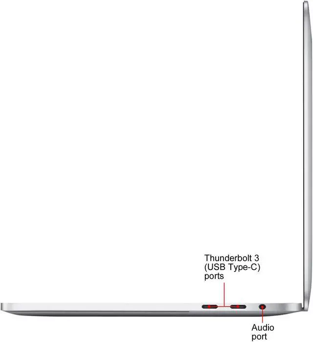 Alt view image 4 of 7 - Apple MacBook Pro 2019 Intel Core i5 Quad-Core 1.4 GHz 8GB RAM 256GB SSD 13.3" Mac OS MUHR2LL/A