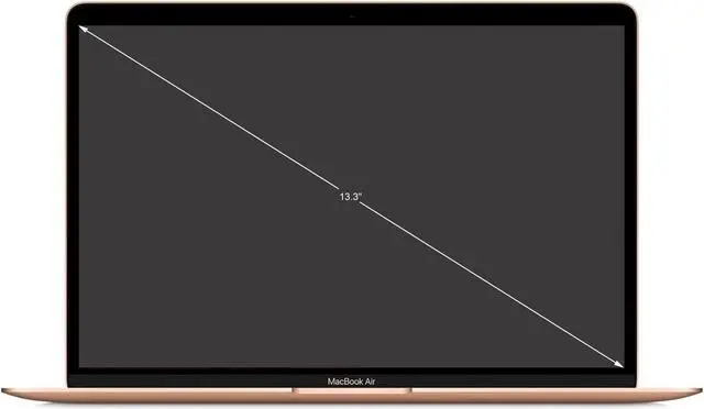 Alt view image 2 of 8 - Apple MacBook Air MWTL2LL/A 13.3" 8GB 256GB Intel Core i3-1000NG4, Gold